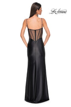La Femme Dress 32640 - Black