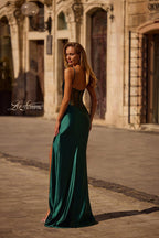 La Femme Dress 32640 - Dark Emerald