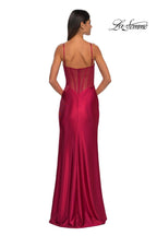 La Femme Dress 32640 - Deep Red