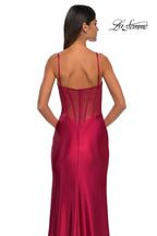 La Femme Dress 32640 - Deep Red