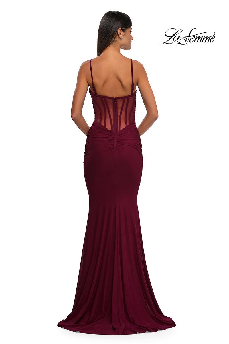 La Femme Dress 32642 - Dark Berry