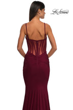 La Femme Dress 32642 - Dark Berry