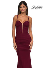 La Femme Dress 32642 - Dark Berry