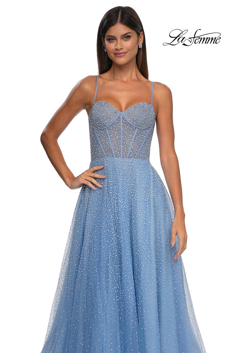 La Femme Dress 32644 - Cloud Blue