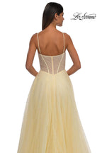 La Femme Dress 32644 - Pale Yellow