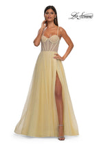 La Femme Dress 32644 - Pale Yellow
