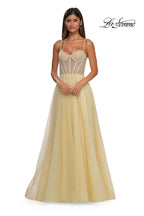 La Femme Dress 32644 - Pale Yellow