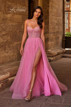 La Femme Dress 32644 - Pink