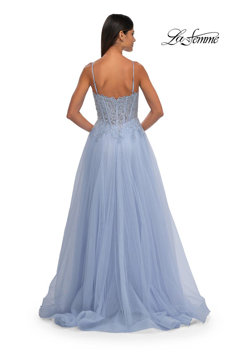 La Femme Dress 32646 - Light Periwinkle
