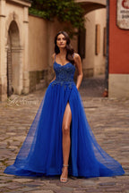 La Femme Dress 32646 - Royal Blue