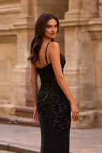 La Femme Dress 32648 - Black