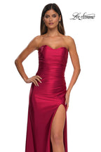 La Femme Dress 32649 - Deep Red