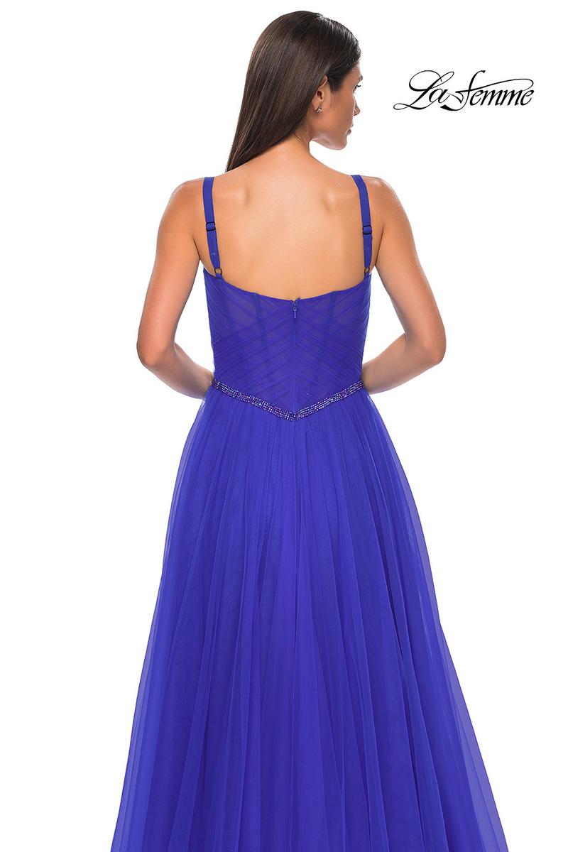 La Femme Dress 32656 - Royal Blue