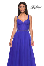 La Femme Dress 32656 - Royal Blue