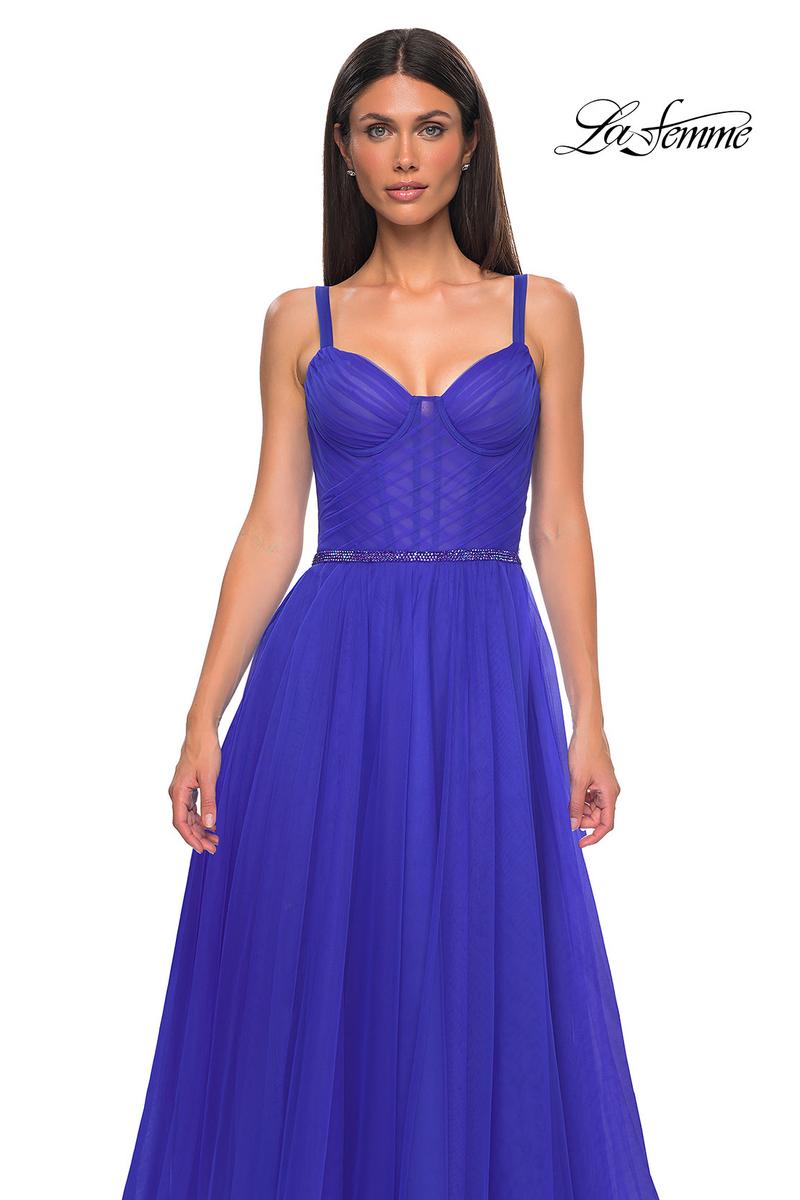 La Femme Dress 32656 - Royal Blue