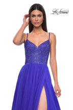 La Femme Dress 32668 - Royal Blue