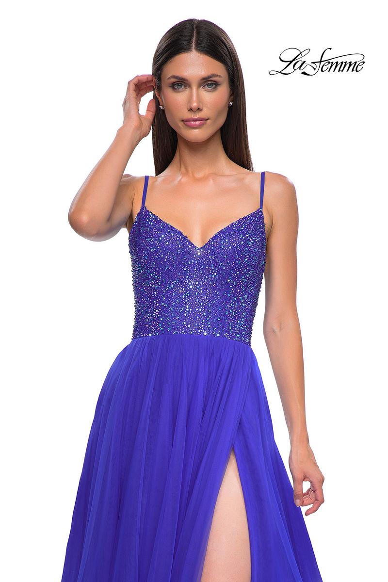 La Femme Dress 32668 - Royal Blue