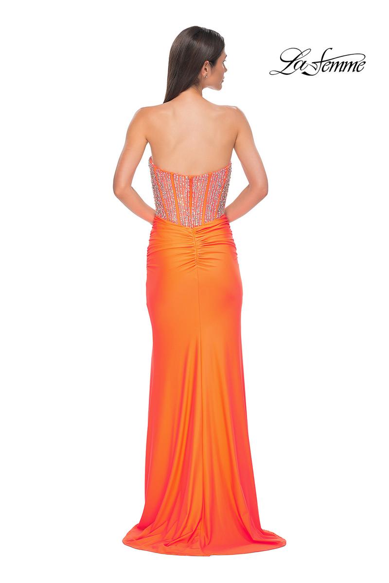 La Femme Dress 32669 - Bright Orange