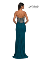 La Femme Dress 32669 - Dark Teal