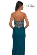 La Femme Dress 32669 - Dark Teal