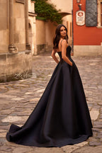 La Femme Dress 32670 - Black