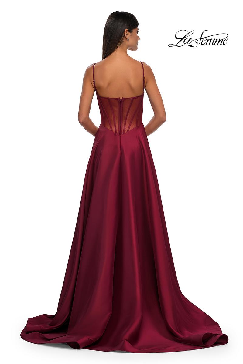 La Femme Dress 32670 - Wine