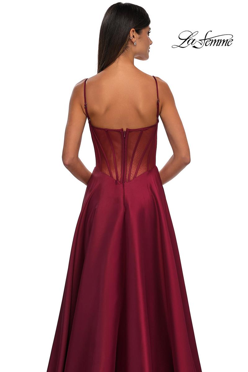 La Femme Dress 32670 - Wine
