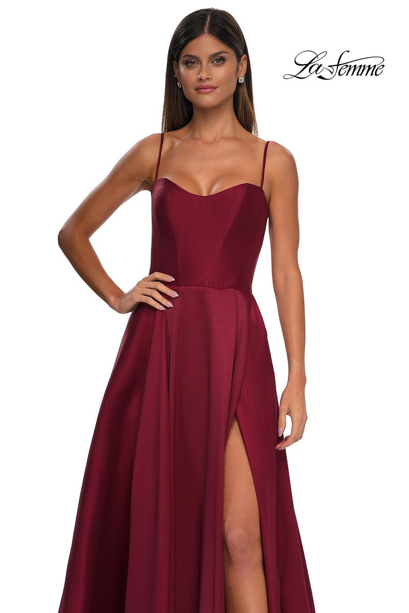 La Femme Dress 32670 - Wine