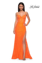 La Femme Dress 32671 - Bright Orange