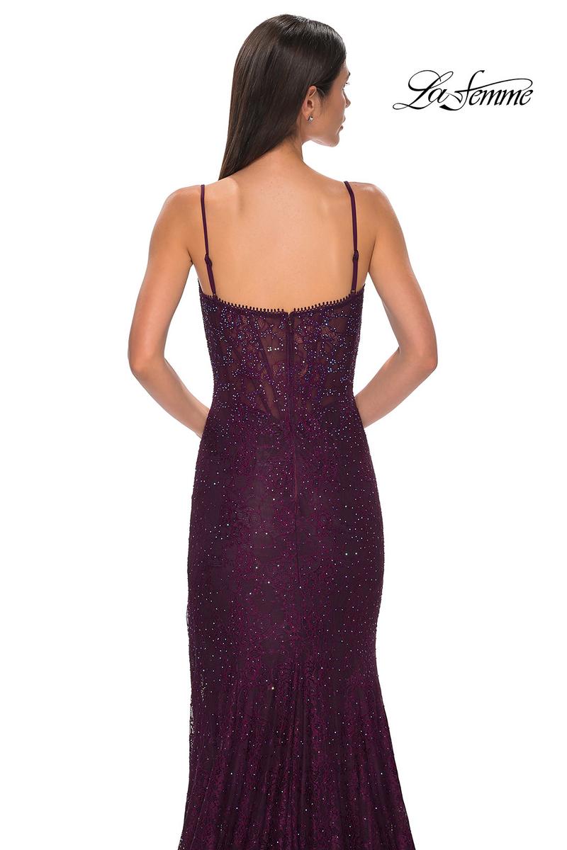 La Femme Dress 32671 - Dark Berry