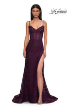 La Femme Dress 32671 - Dark Berry
