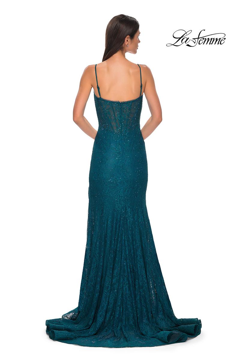 La Femme Dress 32671 - Dark Teal