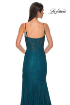 La Femme Dress 32671 - Dark Teal