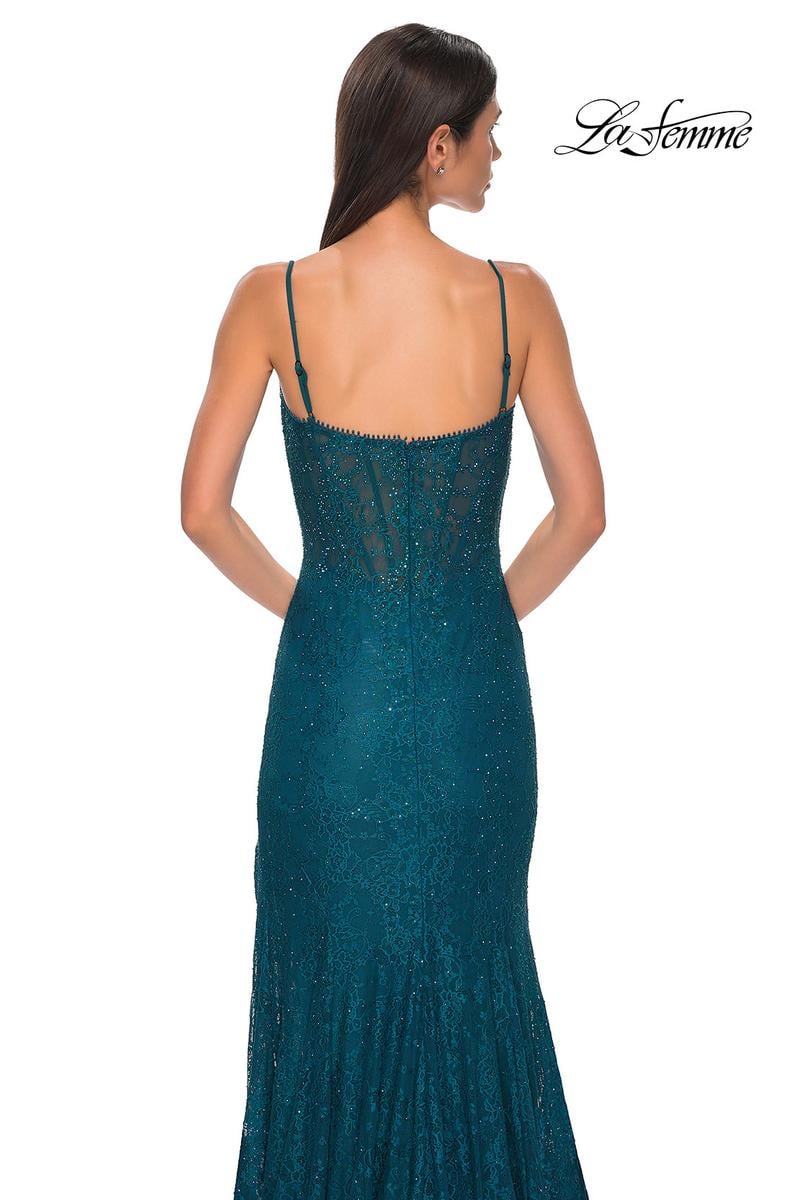 La Femme Dress 32671 - Dark Teal