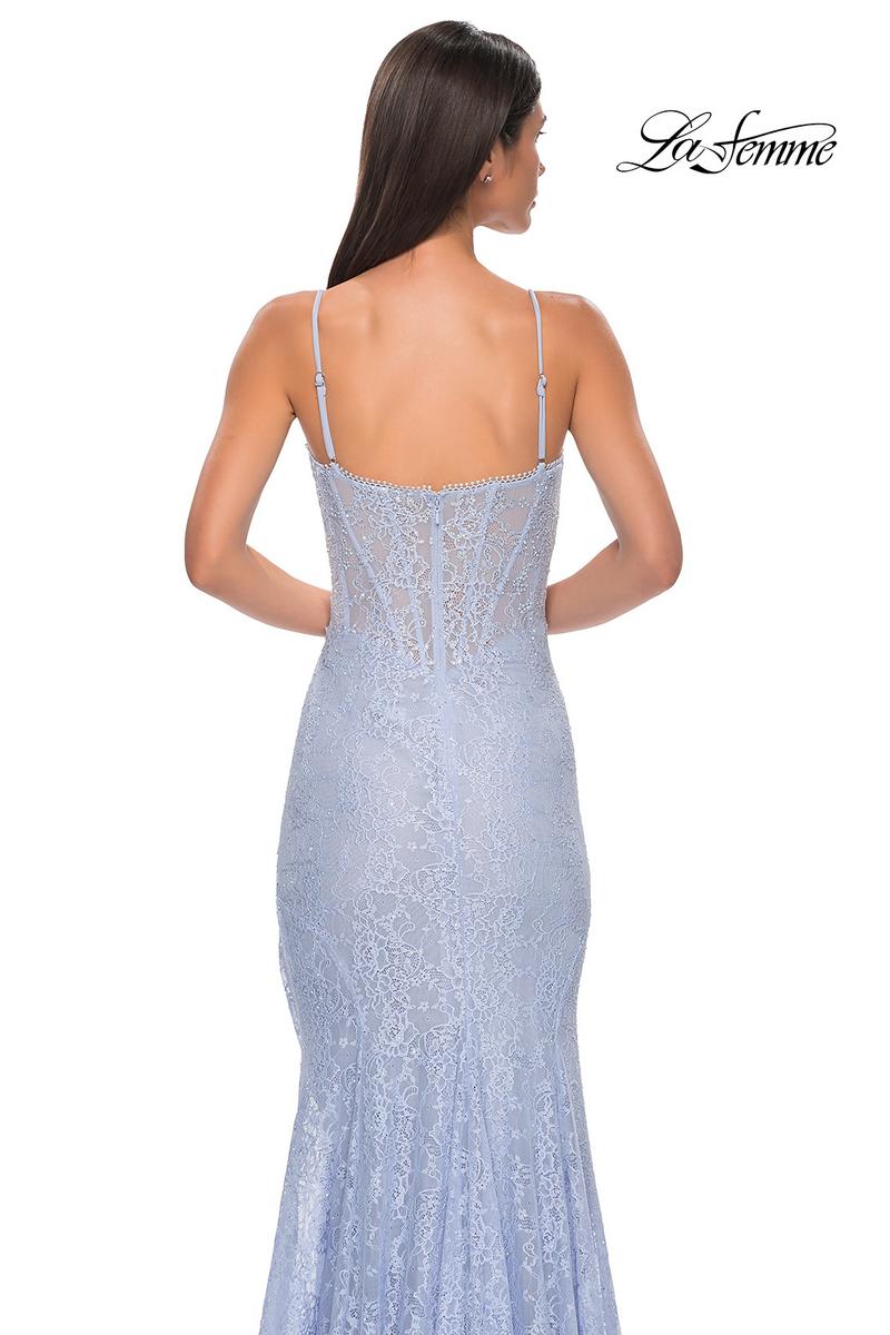 La Femme Dress 32671 - Light Periwinkle