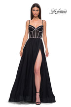 La Femme Dress 32675 - Black