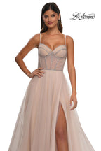 La Femme Dress 32675 - Blush