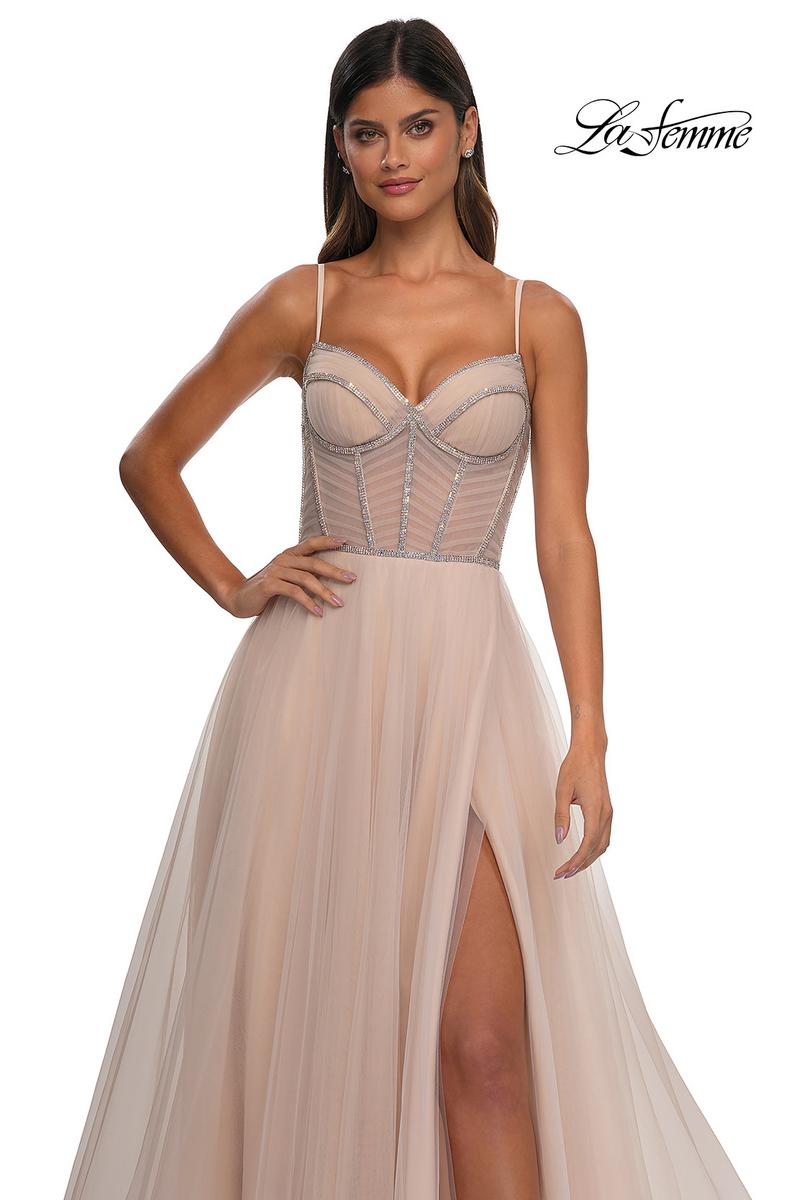La Femme Dress 32675 - Blush