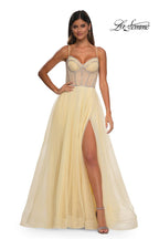La Femme Dress 32675 - Pale Yellow