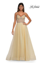 La Femme Dress 32675 - Pale Yellow