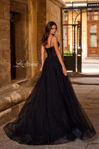 La Femme Dress 32680 - Black