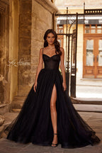 La Femme Dress 32680 - Black