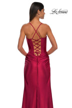 La Femme Dress 32683 - Deep Red