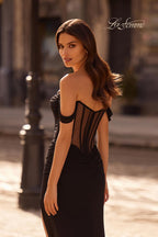 La Femme Dress 32684 - Black