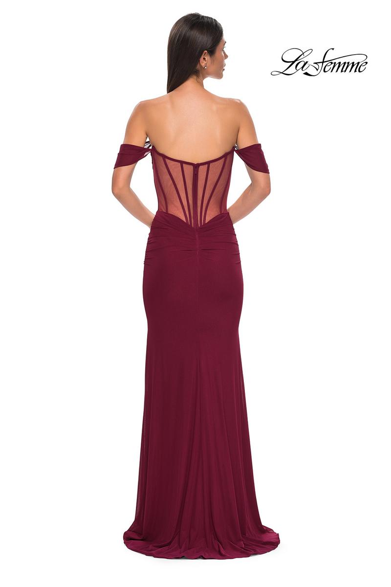 La Femme Dress 32684 - Dark Berry