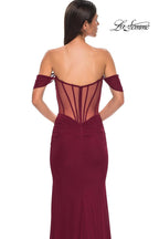 La Femme Dress 32684 - Dark Berry