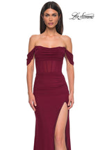 La Femme Dress 32684 - Dark Berry