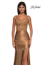 La Femme Dress 32689 - Bronze