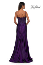 La Femme Dress 32689 - Eggplant