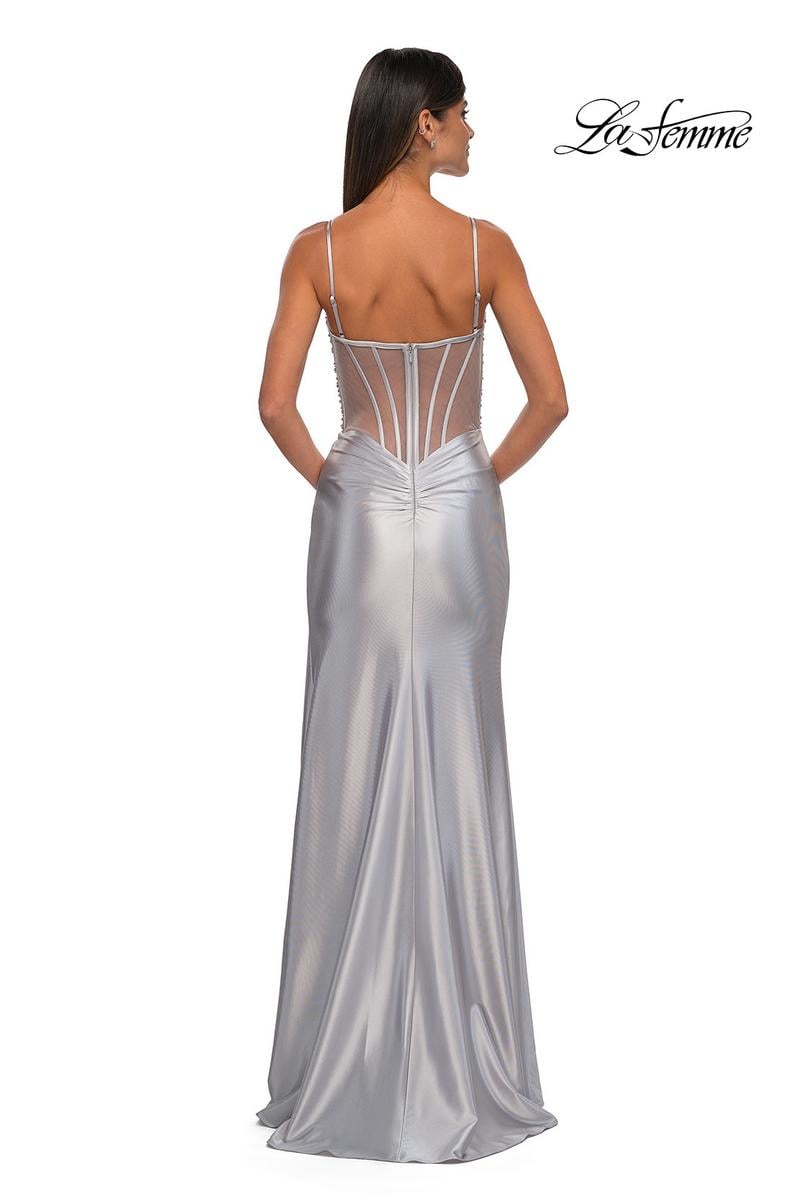 La Femme Dress 32691 - Silver